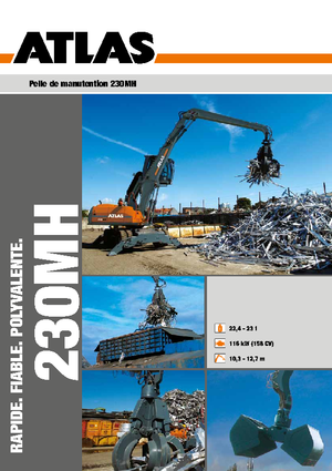 Колесни екскаватори Atlas 230 MH