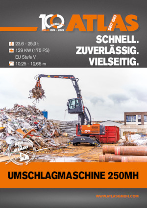 Колесни екскаватори Atlas 250 MH