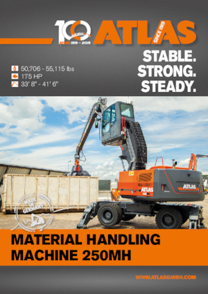 Колесни екскаватори Atlas 250 MH