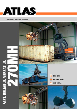 Колесни екскаватори Atlas 270 MH