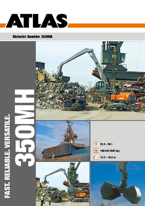 Колесни екскаватори Atlas 350 MH