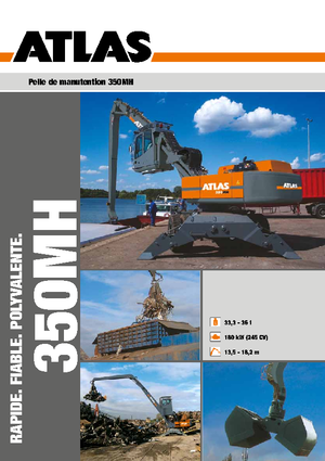 Колесни екскаватори Atlas 350 MH