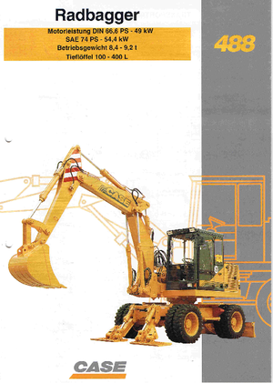 Колесни екскаватори Case Poclain 488 P2A