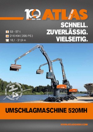 Колесни екскаватори Atlas 520 MH