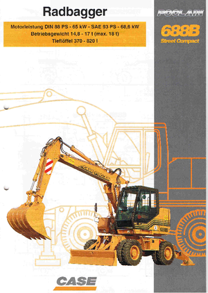 Колесни екскаватори Case Poclain 688 B P2AL