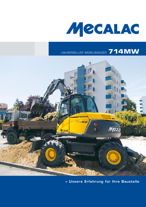 Колесни екскаватори Mecalac 714 MW e