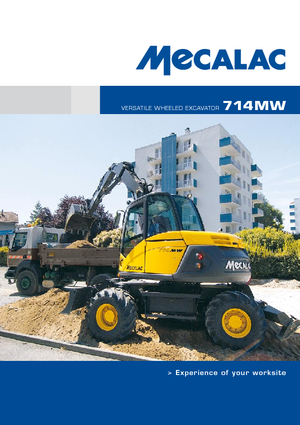Колесни екскаватори Mecalac 714 MW e