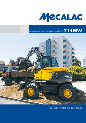 Колесни екскаватори Mecalac 714 MW e