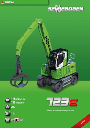 Колесни екскаватори Sennebogen 723 E