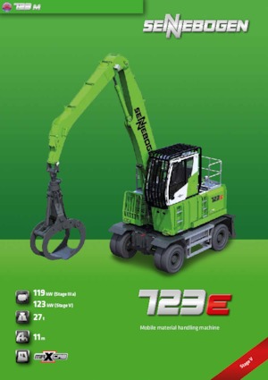 Колесни екскаватори Sennebogen 723 E