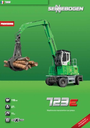 Колесни екскаватори Sennebogen 723 E