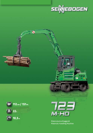 Колесни екскаватори Sennebogen 723 M-HD