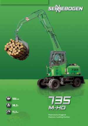 Колесни екскаватори Sennebogen 735 M-HD