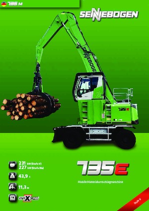 Щишки за ексаватори Sennebogen 735M E