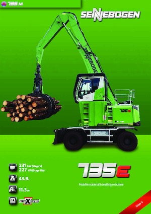 Щишки за ексаватори Sennebogen 735M E