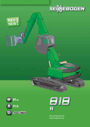 Колесни екскаватори Sennebogen 818 R