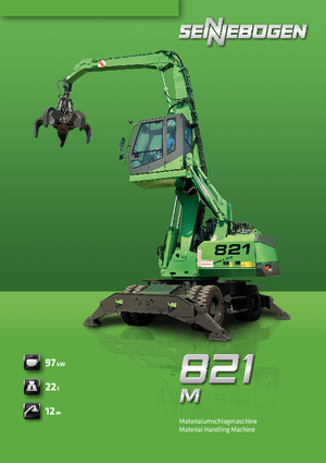 Колесни екскаватори Sennebogen 821 M