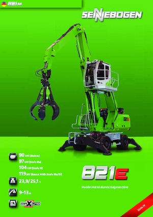 Щишки за ексаватори Sennebogen 821M E