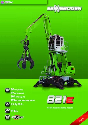Щишки за ексаватори Sennebogen 821M E