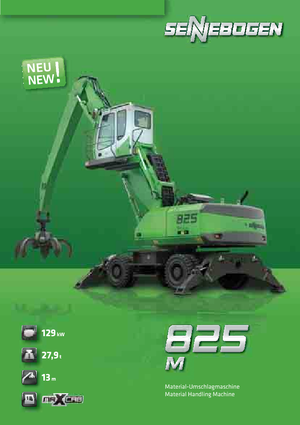 Колесни екскаватори Sennebogen 825 M