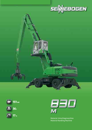 Колесни екскаватори Sennebogen 830 M