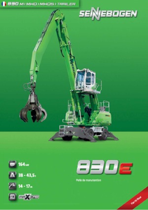 Щишки за ексаватори Sennebogen 830M E 