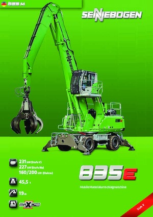 Щишки за ексаватори Sennebogen 835M E