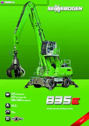 Щишки за ексаватори Sennebogen 835M E