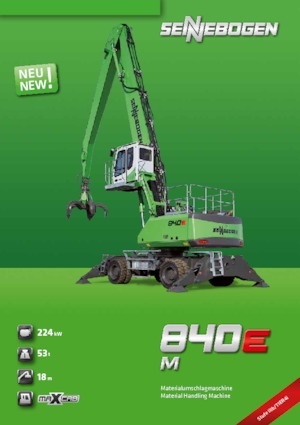 Колесни екскаватори Sennebogen 840 M