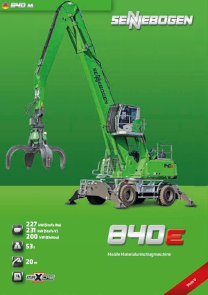 Щишки за ексаватори Sennebogen 840M E