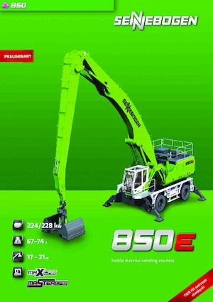 Колесни екскаватори Sennebogen 850 M