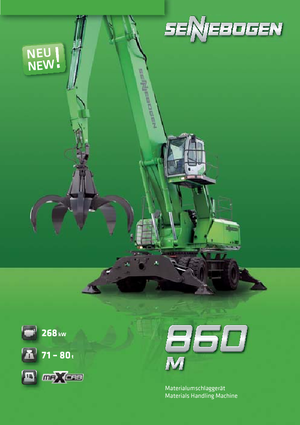 Колесни екскаватори Sennebogen 860 M