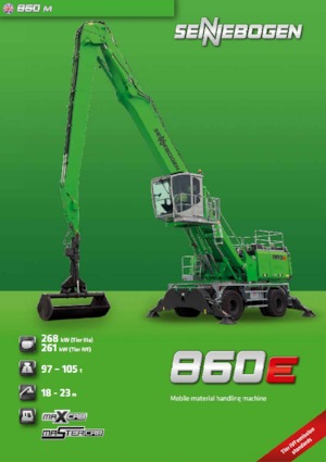Щишки за ексаватори Sennebogen 860M E Hybrid