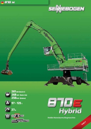 Колесни екскаватори Sennebogen 870 M