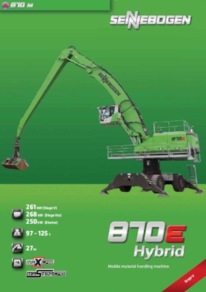 Колесни екскаватори Sennebogen 870 M