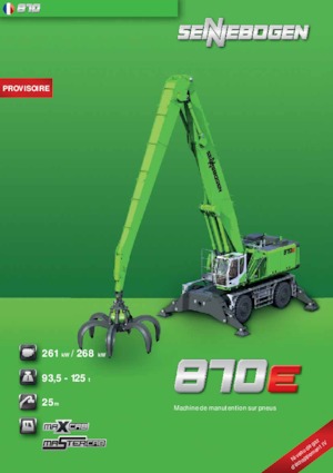 Колесни екскаватори Sennebogen 870 M