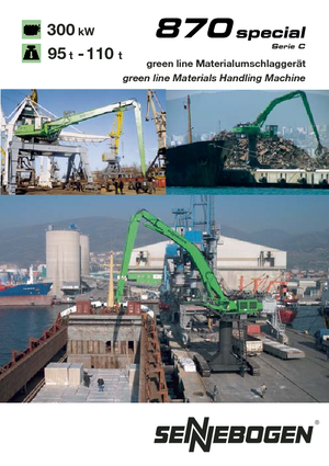 Колесни екскаватори Sennebogen 870 M-special