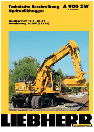 Колесни екскаватори Liebherr A 316 Litronic