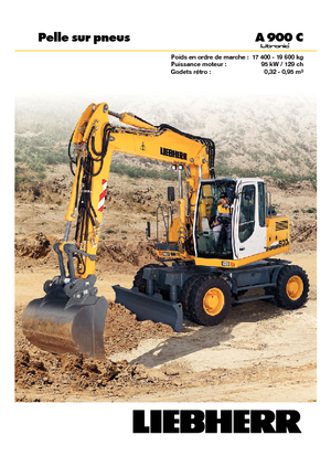Колесни екскаватори Liebherr A 900 C Litronic