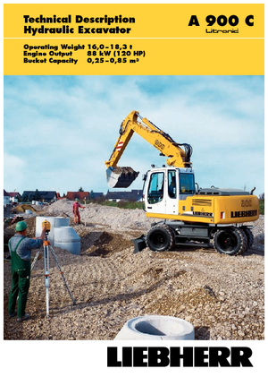 Колесни екскаватори Liebherr A 900 C Litronic