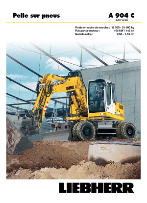 Колесни екскаватори Liebherr A 904 C Litronic
