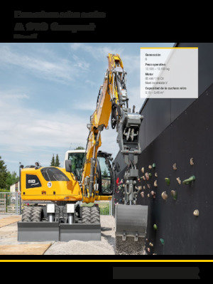 Колесни екскаватори Liebherr A 910 Compact Litronic