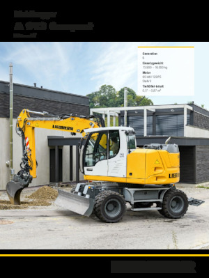 Колесни екскаватори Liebherr A 913 Compact Litronic G6.0