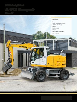 Колесни екскаватори Liebherr A 913 Compact Litronic G6.0