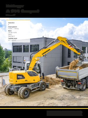Колесни екскаватори Liebherr A 914 Compact Litronic G6.0