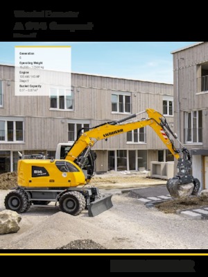 Колесни екскаватори Liebherr A 914 Compact Litronic G6.0