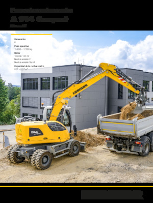 Колесни екскаватори Liebherr A 914 Compact Litronic G6.0