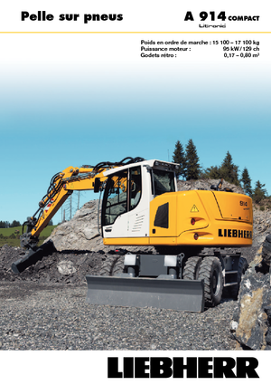 Колесни екскаватори Liebherr A 914 Compact Litronic