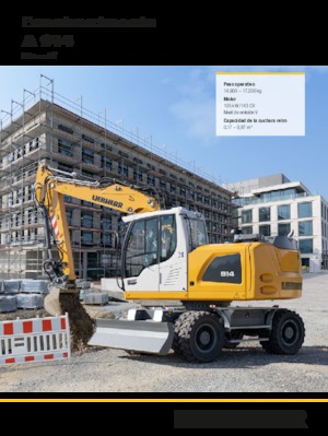 Колесни екскаватори Liebherr A 914 Litronic G6.0