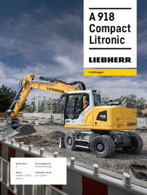Колесни екскаватори Liebherr A 918 Compact Litronic 